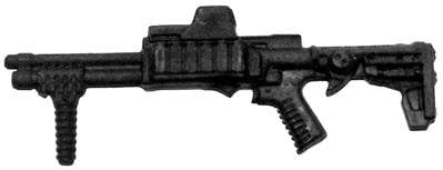 GI Joe 3 3/4 Inch LOOSE Action Figure Accessory Black Tactical Shotgun