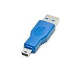 Syba SY-ADA20085 USB 3.0 Type A Male to Mini B Adapter