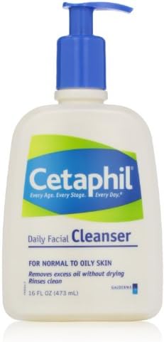 Cetaphil Daily Facial Cleanser, For Normal to Oily Skin, 16 Ounce (Pack of 2)