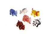 4 X Wild Animals Clockwork Toys - Great for Party Bags
