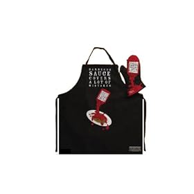Buy Barbecue Sauce Apron & Mitt Set by The Companion Group now!
