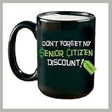 Humorous Birthday Personalized Senior Citizen Mug