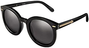 Transparent frame arrow tide models round sunglasses retro sunglasses men and women color film