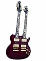 DIMAVERY DN-604 E-Gitarre LP Dbl.Neck, wr