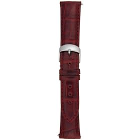 Swiss Watch International 21 MM Ruby Red Genuine Alligator Strap 21AAT3AM by Swiss Watch International
