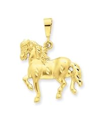 14k Gold Horse Pendant