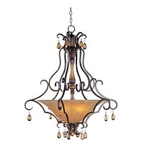 Maxim Lighting - 22263EMFL : Dresden 4-Light Pendant - Filbert by Maxim Mfg.