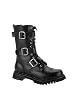 Men'S 12 Eyelet 3 Strap Steel Toe Calf Boot