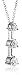 14k White or Yellow Gold 3-Stone Diamond Pendant (1/2 cttw, H Color, SI2 Clarity)