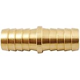 MettleAir ID Hose Barb Mender/Splicer/Joiner/Union Fitting Brass Tubing Hose Adapter/Coupler