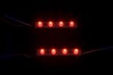RED LED Light Kit for XBOX 360 Ghost Case