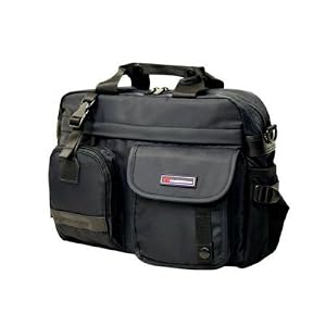 ASUS Eee PC Seashell 1201N-PU17-SL 12.1-Inch Silver Netbook Carrying CaseCrown Petite Laptop Messenger Bag with Multi-Pockets