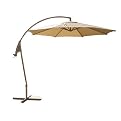 Banana Offset Umbrella - Beige (10')