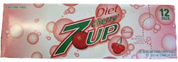 Cherry 7-Up Soda Diet 4 12pks by Seven Up