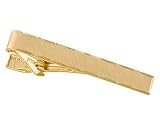 23kt. Gold Plated Etched Tie Clip