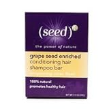 (seed)* grape seed enriched conditioning hair shampoo bar, invigorating citrus thyme 3.5 oz (99 g)