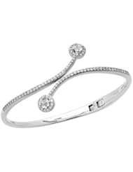 Quattour for Amoro Diamond Bangle in 18kt Gold Carat Total Weight 1.49