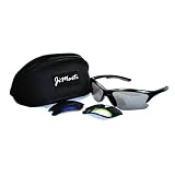 JiMarti JM22 Triad TR90 Frame Sunglasses with 3 Sets Interchangeable Lens