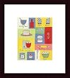 Art Poster Wood Framed Print - Utensil/baking II - Artist: Lorraine Cook- Poster Size: 10 X 8