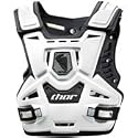 Chest Protector For Motocross Thor Sentinel Roost Deflector Adult White/Black
