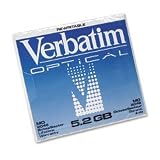 VERBATIM CORPORATION / VER92843 / Magneto Optical Disk, 5.25, 5.2gb, 2,048 Bytes/Sector, Rewritable / Sold as 1 EA