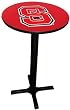 NC State Wolfpack Pub Table with Black Commercial Base