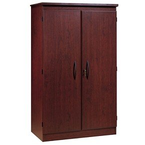 Traditional Two Door Floor Cabinet in Jefferson Cherrywood By South Shore Furniture