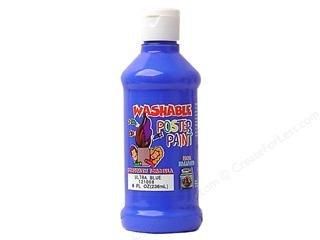 Palmer Poster Paint Washable 8oz Ultra Blue (Pack of 3)