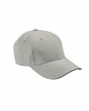 Adams 6-Panel Structured Moisture Management Cap, Khaki/Black, OS