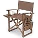 Picnic Time Director's Chair/Folding Chair - Driftwood