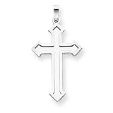 14k White Gold 1.3mm Solid Diamond-cut Chain - 24 in.