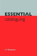 Essential Cataloguing