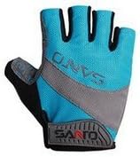 Blue Cycling Bike Bicycle Gel Padded Half Finger Fingerless Gloves (Medium) and Set of 2 Bicycle Tire Levers, Bundle of 2 Items