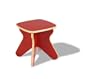 Eco-friendly Kid's Boogie Board Stool - Surfin Kids Fire Finish