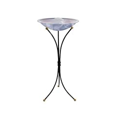 Standnebler, LED mit wechselnden Farben, wei�e Echtglasschale
