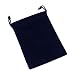 4" x 5.5" Velvet Bag with draw string, Blue