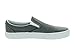 Vans Unisex Suiting Stripes Slip-on Shoes (9.5 D(M) US, Charcoal/True White)