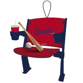 MLB Licensed Atlanta Braves Team Stadium Chair Ornament