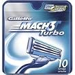 Gillette MACH3 Turbo Cartridges, 10-Count Blister Sustainable Pack