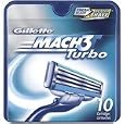 Gillette MACH3 Turbo Cartridges, 10-Count Blister Sustainable Pack