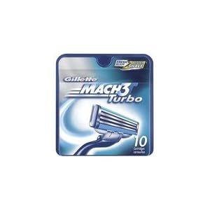Gillette MACH3 Turbo Cartridges, 10-Count Blister Sustainable Pack