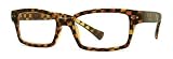 Best Price New Lightweight Rectangular Frame Plastic Reading Glasses Brown checker with +1.00 Power Lens