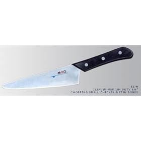 Click here to buy Mac Heavy Duty Cleaver with Black Handle by Mac.