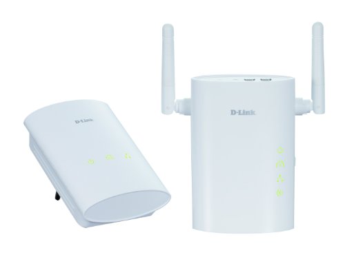 D-Link PowerLine AV Wireless N Extender DHP-W306AV - Pont - HomePlug AV (HPAV) - 802.11b/g/n - Ordinateur de bureau - avec D-Link PowerLine AV Network Adapter DHP-306AV