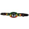 Peace Sign Adjustable Rasta Bracelet
