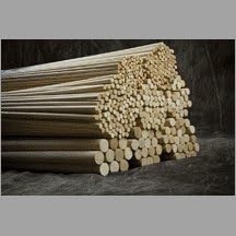 Cindoco 3/8x36" Birch Upc Birch Dowels, 100 Per Bundle, 3/8" X 36" (Pack of 100)