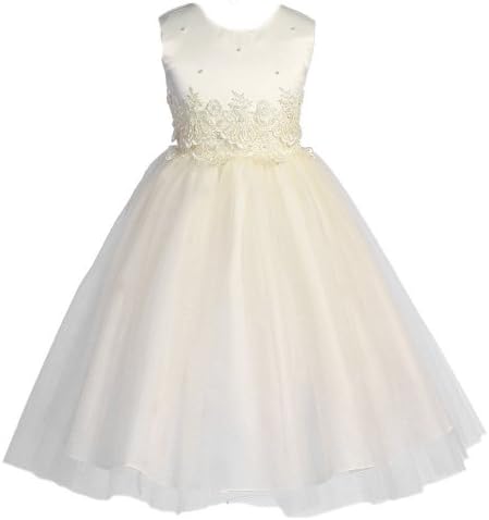 KID Collection Girls Cinderella Tulle Flower Girl Easter Dress