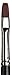 da Vinci Oil & Acrylic Series 7185K Top Acryl Paint Brush, Flat Red/Brown Synthetic with Short Handle, Size 4