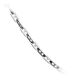 14k White Gold 1.3mm Mariner Link Chain Necklace - 18"