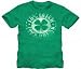 St. Patrick`s Day 10% Irish 100% Drunk Distressed Green Adult T-shirt Tee
